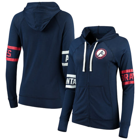 Atlanta Braves Touch by Alyssa Milano Women's Postseason Hoodie