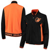 Baltimore Orioles G-III 4Her by Carl Banks Women's Triple Track Jacket - Black/Orange