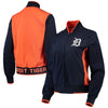 Detroit Tigers G-III 4Her by Carl Banks Women's Triple Track Jacket - Navy/Orange