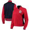 St. Louis Cardinals G-III 4Her by Carl Banks Women's Triple Track Jacket - Red/Navy