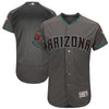 Arizona Diamondbacks Majestic Road Alternate 20th Anniversary On-Field Patch Flex Base Team Jersey/Teal