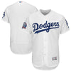 Los Angeles Dodgers Majestic 60th Anniversary Home On-Field Patch Flex Base Team Jersey