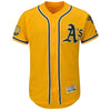 Oakland Athletics Majestic 50th Anniversary Road On-Field Patch Flex Base Team Jersey