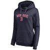 Boston Red Sox   Women's Plus Size Team Lockup Pullover Hoodie