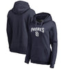 San Diego Padres   Women's Plus Size Team Lockup Pullover Hoodie