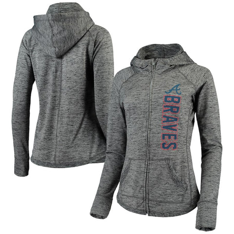Atlanta Braves G-III 4Her by Carl Banks Women's Defender Full-Zip Hoodie