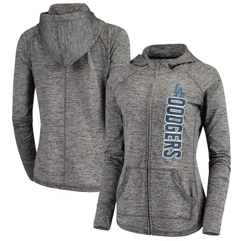 Los Angeles Dodgers G-III 4Her by Carl Banks Women's Defender Full-Zip Hoodie