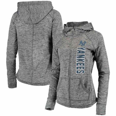 New York Yankees G-III 4Her by Carl Banks Women's Defender Full-Zip Hoodie