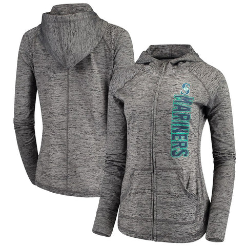 Seattle Mariners G-III 4Her by Carl Banks Women's Defender Full-Zip Hoodie