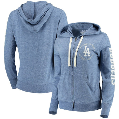 Los Angeles Dodgers Touch by Alyssa Milano Women's Training Camp Full-Zip Hoodie