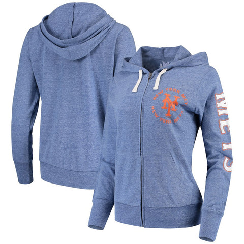 New York Mets Touch by Alyssa Milano Women's Training Camp Full-Zip Hoodie