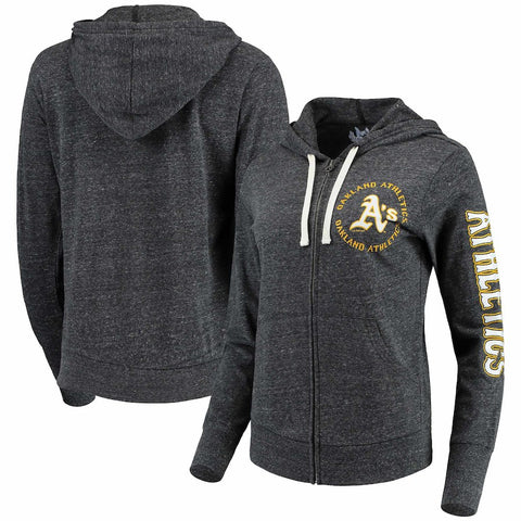 Oakland Athletics Touch by Alyssa Milano Women's Training Camp Full-Zip Hoodie