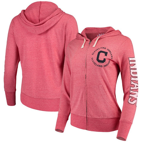 Cleveland Indians Touch by Alyssa Milano Women's Training Camp Full-Zip Hoodie
