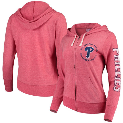 Philadelphia Phillies Touch by Alyssa Milano Women's Training Camp Full-Zip Hoodie