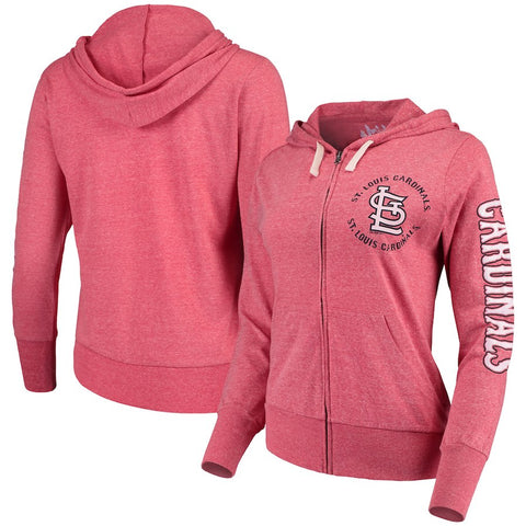 St. Louis Cardinals Touch by Alyssa Milano Women's Training Camp Full-Zip Hoodie