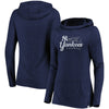 New York Yankees Majestic Women's Winning Side Long Sleeve Tri-Blend Cowl Hoodie