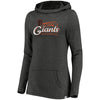 San Francisco Giants Majestic Women's Winning Side Long Sleeve Tri-Blend Cowl Hoodie