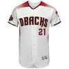 Zack Greinke Arizona Diamondbacks Majestic Home 20th Anniversary On-Field Patch Flex Base Player Jersey/Sedona Red