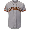 Madison Bumgarner San Francisco Giants Majestic Road On-Field 60th Season Patch Flex Base Player Jersey