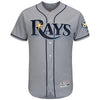 Blake Snell Tampa Bay Rays Majestic 20th Anniversary Road On-Field Patch Flex Base Player Jersey