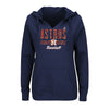 Houston Astros Majestic Women's Prepare to Dazzle V-Notch Pullover Hoodie