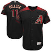 AJ Pollock Arizona Diamondbacks Majestic Alternate 20th Anniversary On-Field Patch Flex Base Player Jersey