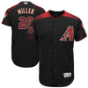 Shelby Miller Arizona Diamondbacks Majestic Alternate 20th Anniversary On-Field Patch Flex Base Player Jersey
