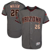Shelby Miller Arizona Diamondbacks Majestic Home 20th Anniversary On-Field Patch Flex Base Player Jersey/Sedona Red