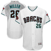 Shelby Miller Arizona Diamondbacks Majestic Alternate 20th Anniversary On-Field Patch Flex Base Player Jersey
