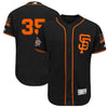 Brandon Crawford San Francisco Giants Majestic Alternate On-Field 60th Season Patch Flex Base Player Jersey