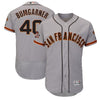 Madison Bumgarner San Francisco Giants Majestic Road On-Field 60th Season Patch Flex Base Player Jersey