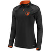 Baltimore Orioles Majestic Women's Extremely Clear Cool Base Raglan 1/2-Zip Jacket