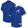 Atlanta Braves Mitchell & Ness Mesh V-Neck Jersey