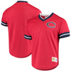 Cleveland Indians Mitchell & Ness Cooperstown Collection Mesh V-Neck Jersey