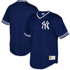 New York Yankees Mitchell & Ness Mesh V-Neck Jersey