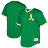 Oakland Athletics Mitchell & Ness Mesh V-Neck Jersey
