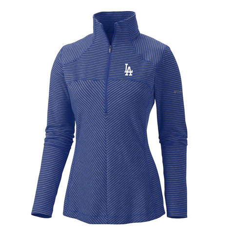 Los Angeles Dodgers Columbia Women's Layer First Omni-Wick Half-Zip Jacket