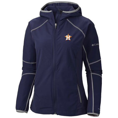 Houston Astros Columbia Women's Sweet As Softshell Full-Zip Jacket