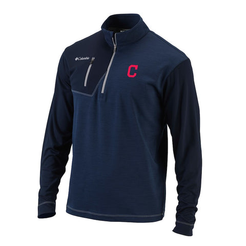 Cleveland Indians Columbia Regulation Omni-Heat Quarter-Zip Sweatshirt