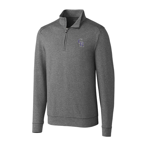 Colorado Rockies Cutter & Buck Shoreline Half-Zip Jacket