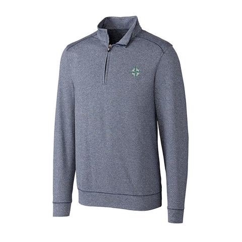 Seattle Mariners Cutter & Buck Shoreline Half-Zip Jacket