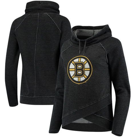 Boston Bruins Touch by Alyssa Milano Women's Wildcard Raglan Long Sleeve T-Shirt - Black