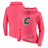 Calgary Flames Touch by Alyssa Milano Women's Wildcard Raglan Long Sleeve T-Shirt - Heathered Red