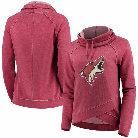 Arizona Coyotes Touch by Alyssa Milano Women's Wildcard Raglan Long Sleeve T-Shirt - Garnet