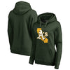 Oakland Athletics   Women's Hometown Collection The Big O Pullover Hoodie - Green