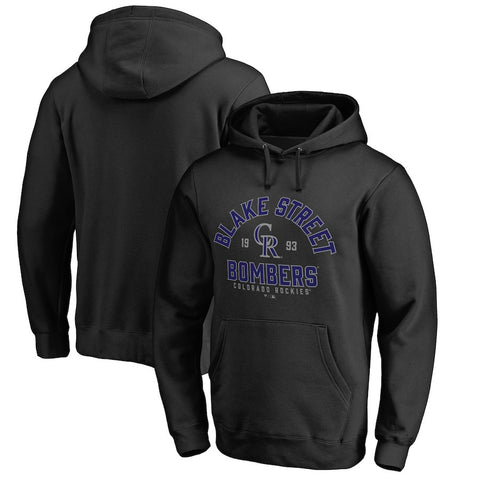 Colorado Rockies   Hometown Collection Blake Street Pullover Hoodie - Black