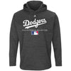 Los Angeles Dodgers Majestic Authentic Collection Team Drive Ultra-Streak Fleece Pullover Hoodie