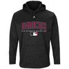 Arizona Diamondbacks Majestic Authentic Collection Team Drive Ultra-Streak Fleece Pullover Hoodie