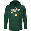 Oakland Athletics Majestic Authentic Collection Team Drive Ultra-Streak Fleece Pullover Hoodie