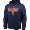 Detroit Tigers Majestic High Energy Pullover Hoodie - Navy
